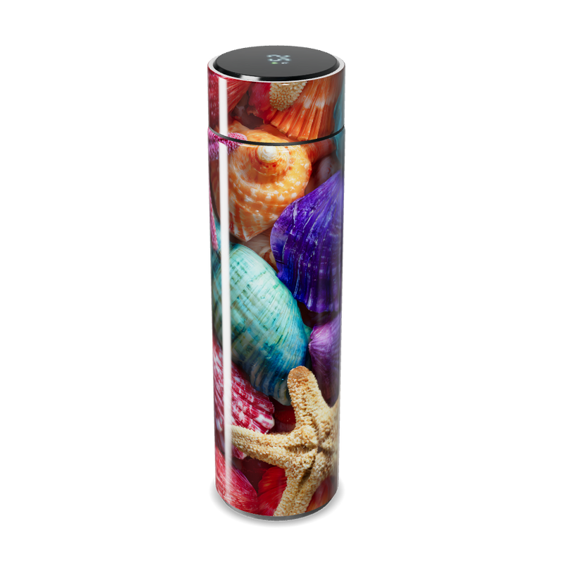 Garrafa Térmica Touch - Estampa Conchas Coloridas