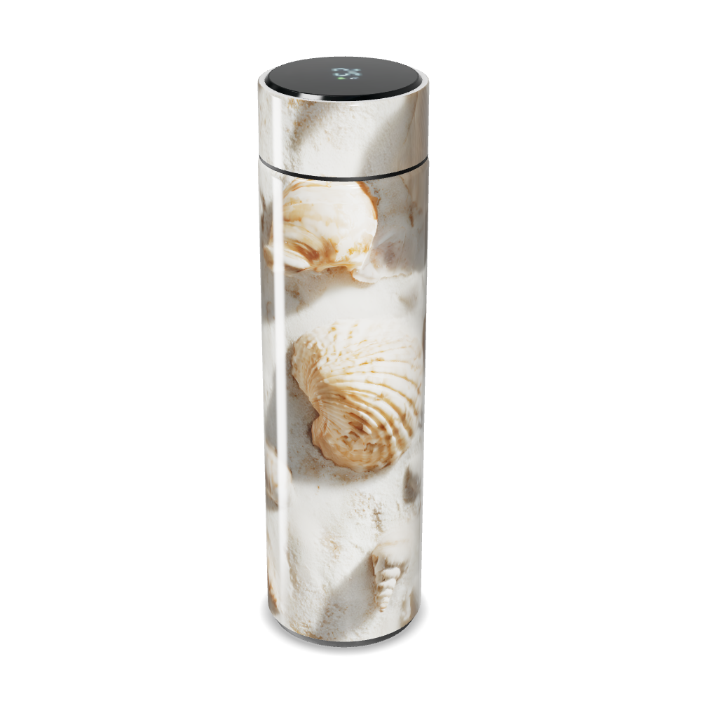 Garrafa Térmica Touch - Estampa Conchas Marinhas