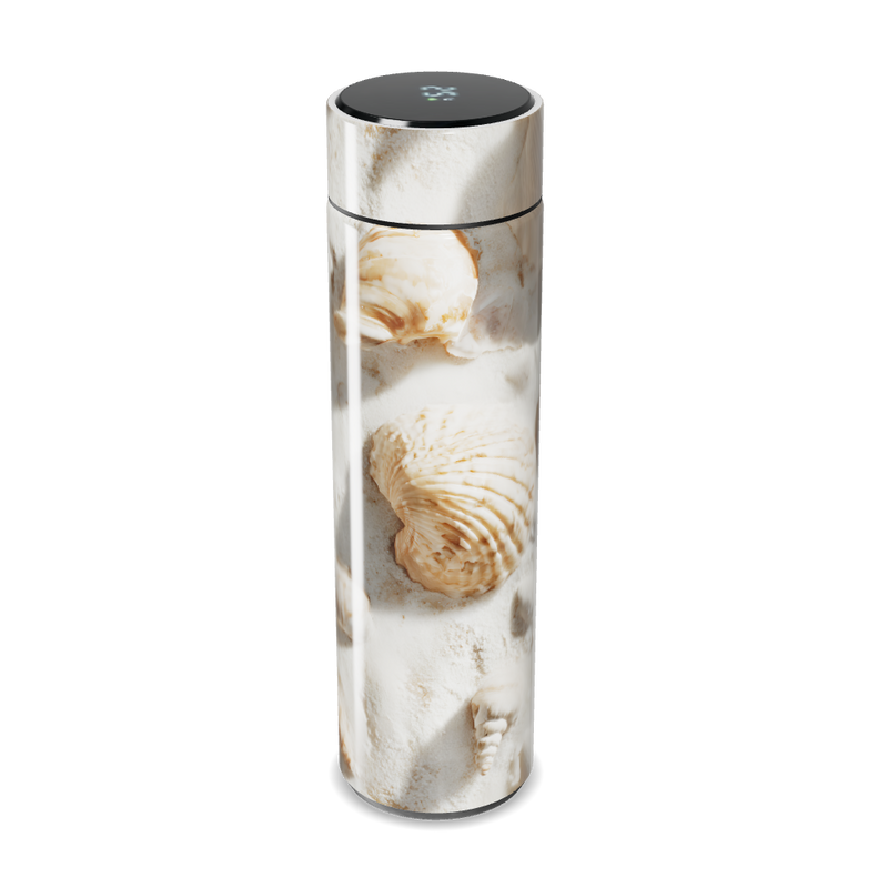 Garrafa Térmica Touch - Estampa Conchas Marinhas