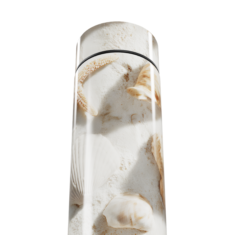 Garrafa Térmica Touch - Estampa Conchas Marinhas