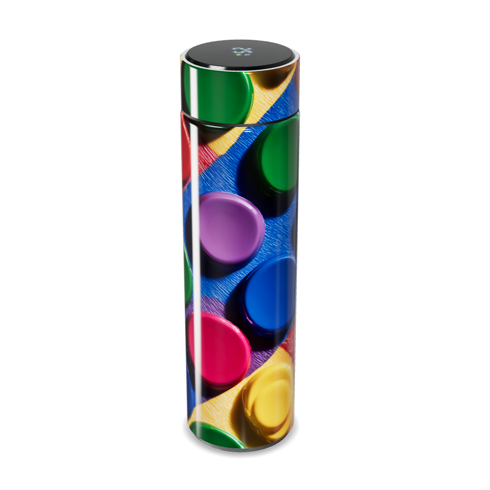 Garrafa Térmica Touch - Colorida com Display Digital