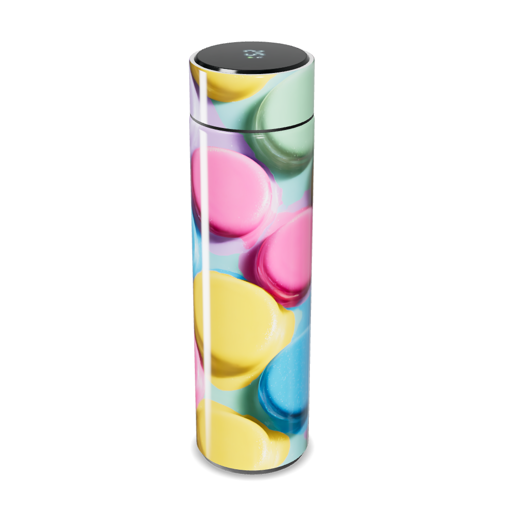 Garrafa Térmica Touch - Macarons Coloridos