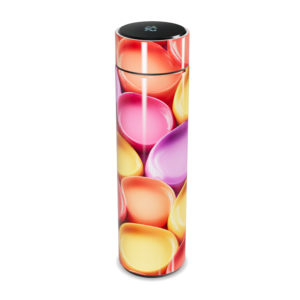 Garrafa Térmica Touch - Colorida Digital Display