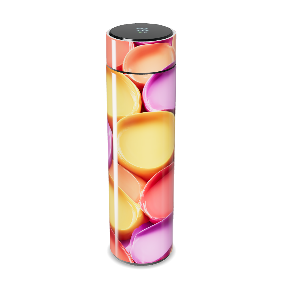 Garrafa Térmica Touch - Colorida Digital Display