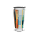 Copo Térmico - Colorido com Listras Verticais