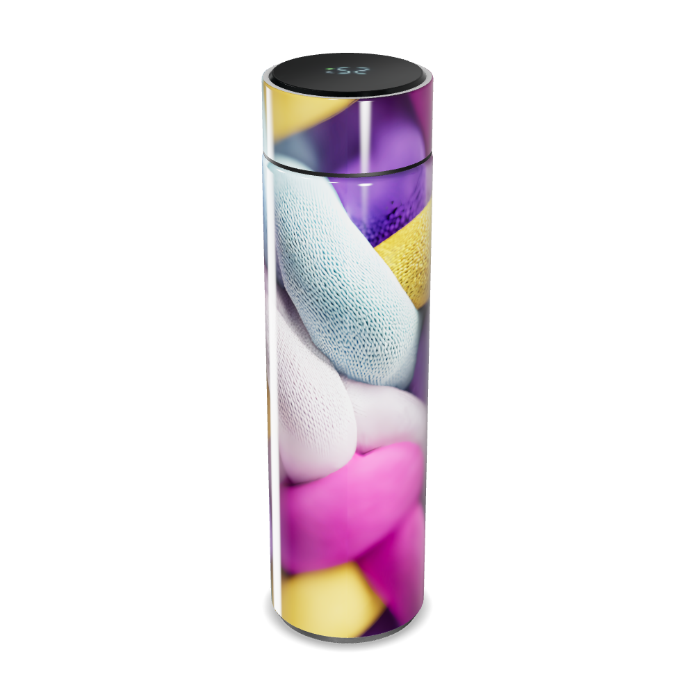 Garrafa Térmica Touch - Colorida Digital Display