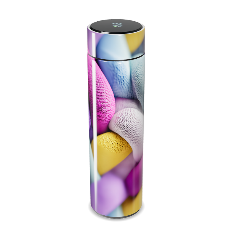 Garrafa Térmica Touch - Colorida Digital Display