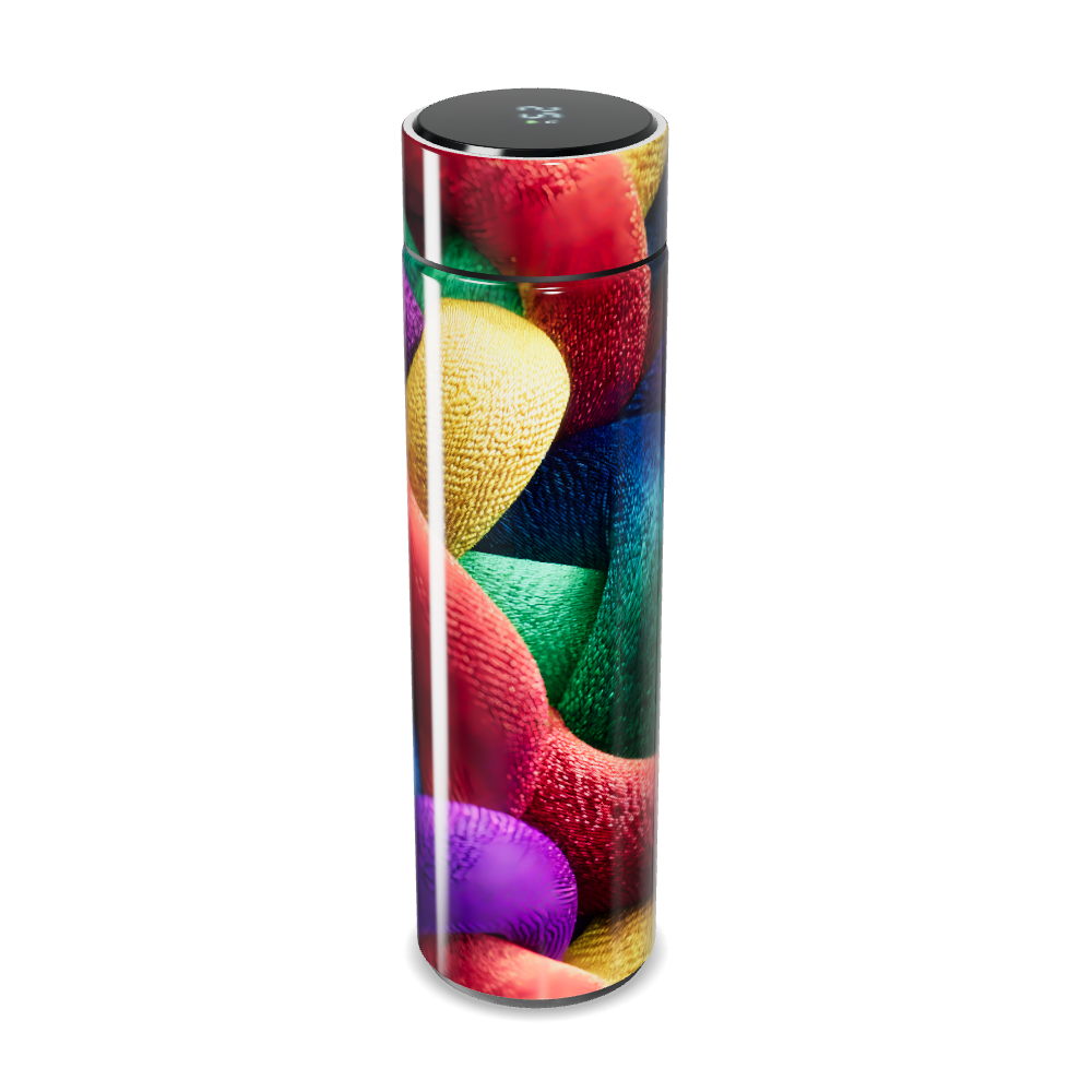 Garrafa Térmica Touch - Colorida com Display Digital