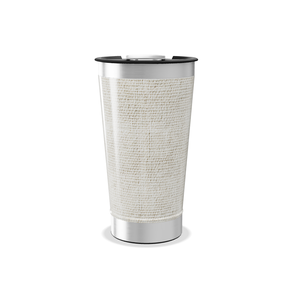 Copo Térmico - Inox com textura bege