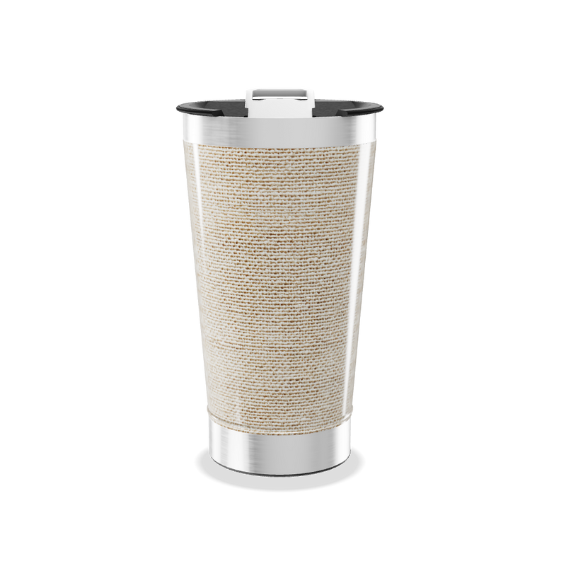 Copo Térmico - Bege com Aço Inox