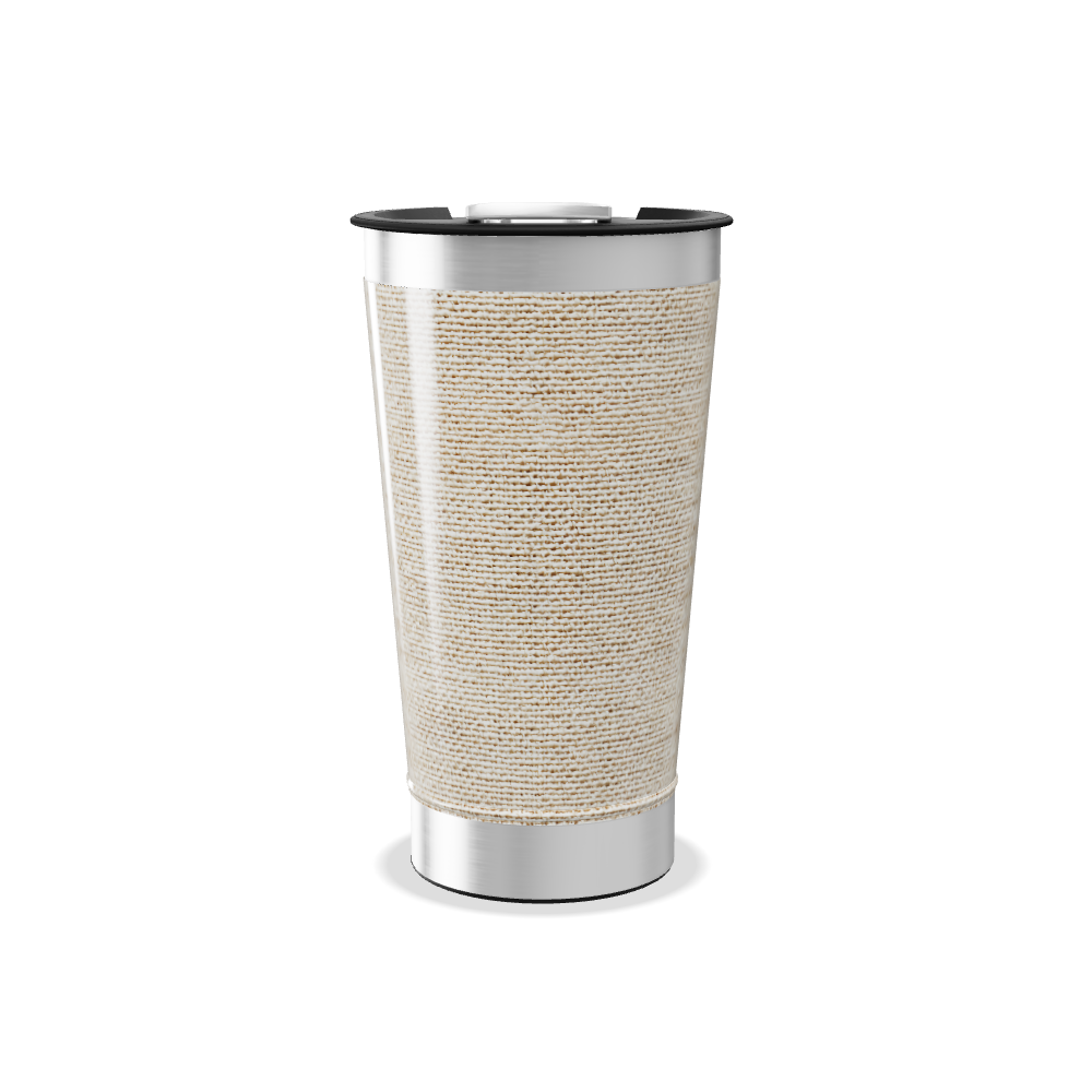 Copo Térmico - Bege com Aço Inox