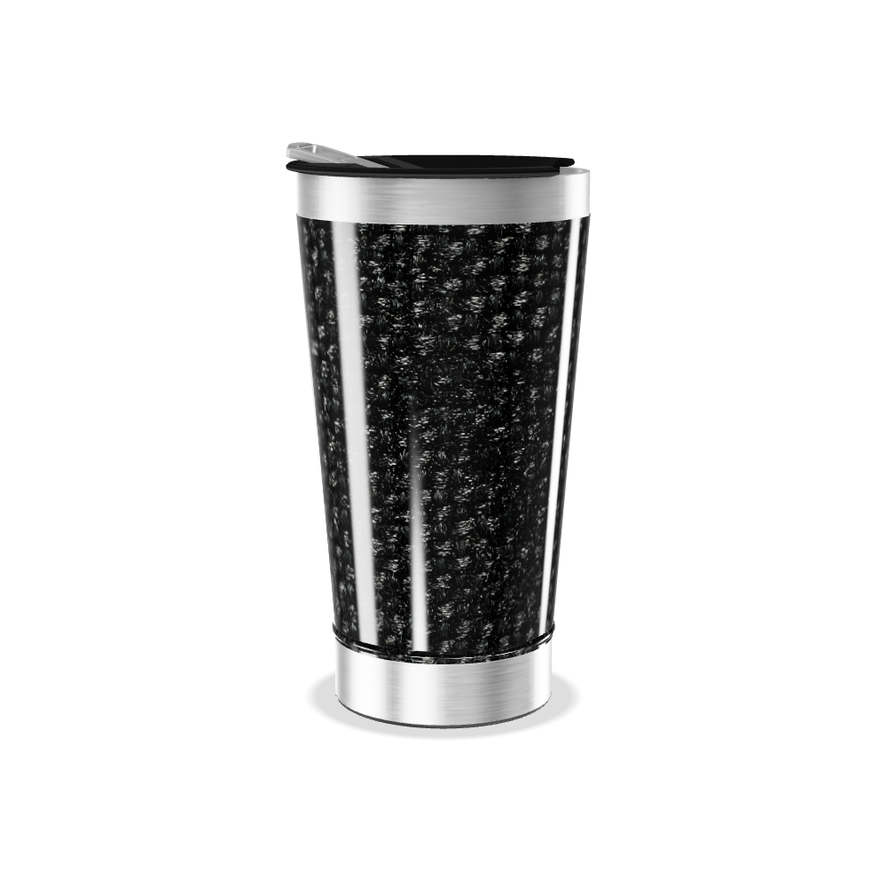 Copo Térmico - Preto Texturizado Aço Inox