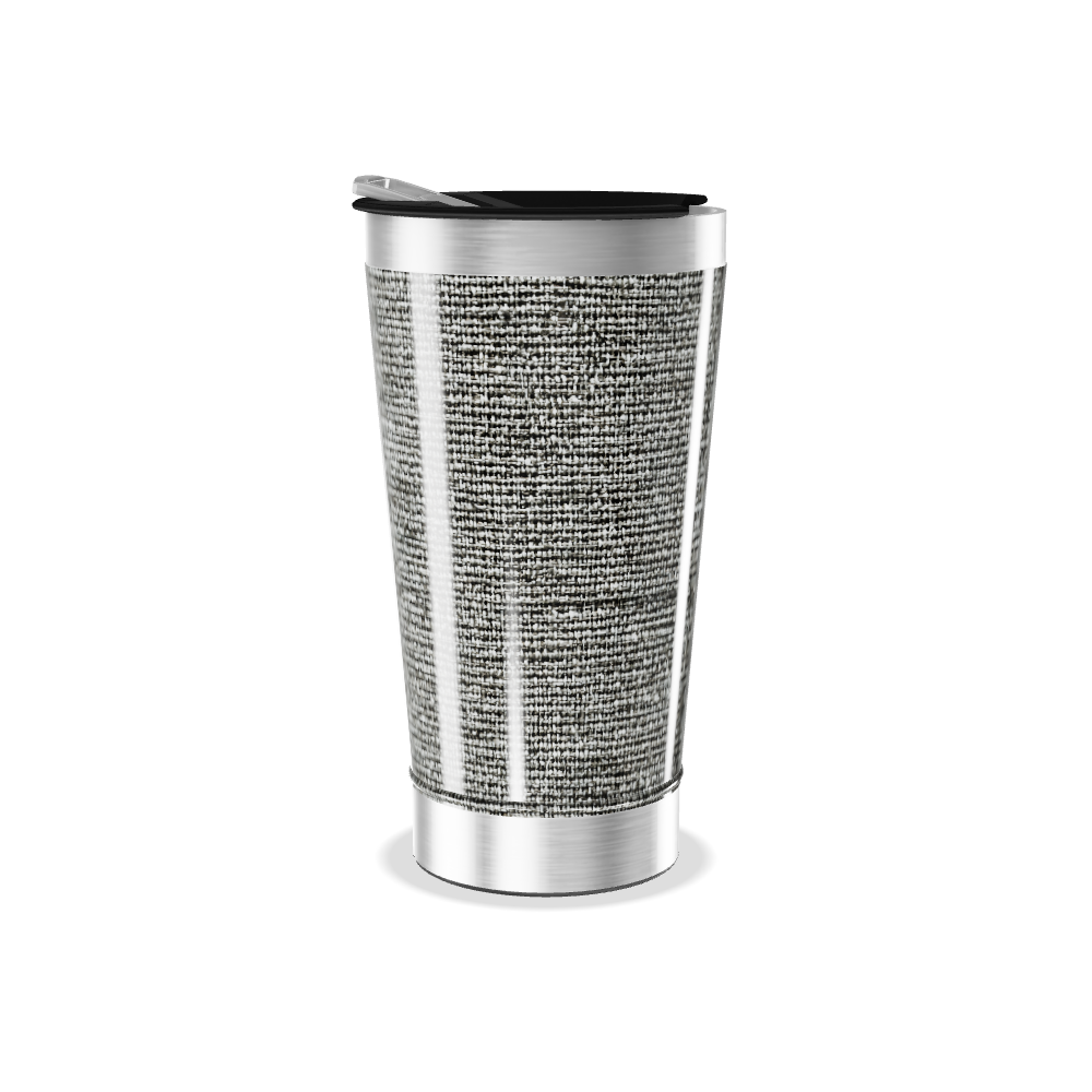 Copo Térmico - Texturizado Cinza Aço Inox