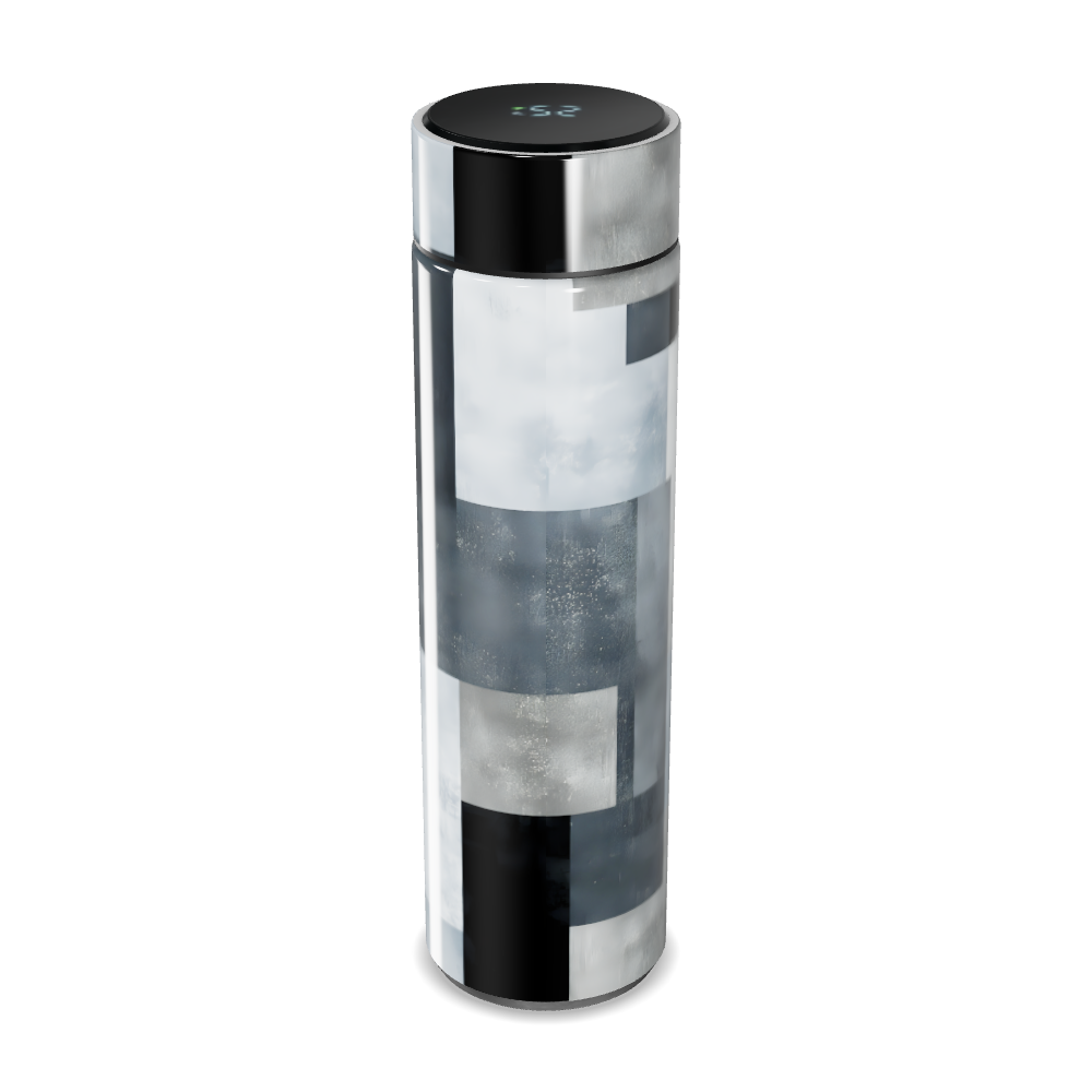 Garrafa Térmica Touch - Preto Inox com Display