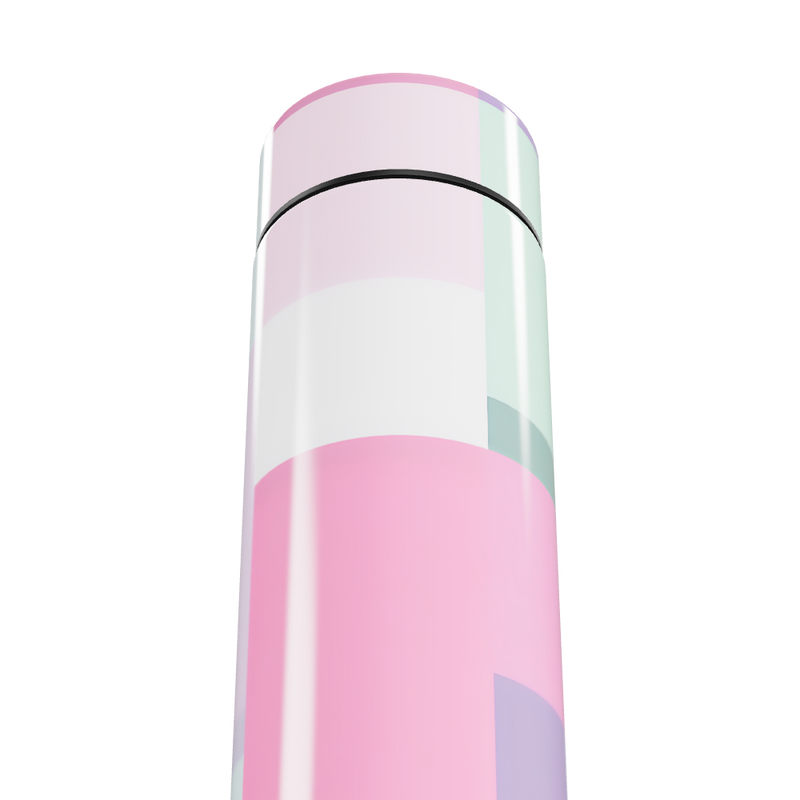 Garrafa Térmica Touch - Rosa com Display Digital