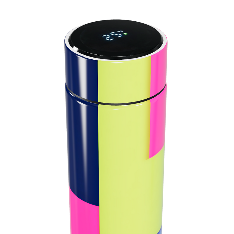 Garrafa Térmica Touch - Colorida com Display Digital