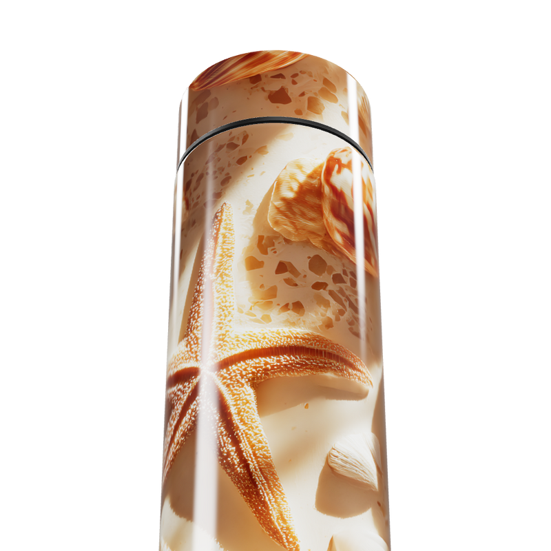 Garrafa Térmica Touch - Estampa Conchas Praia