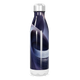 Garrafa Inox - Azul com Estampa Abstrata