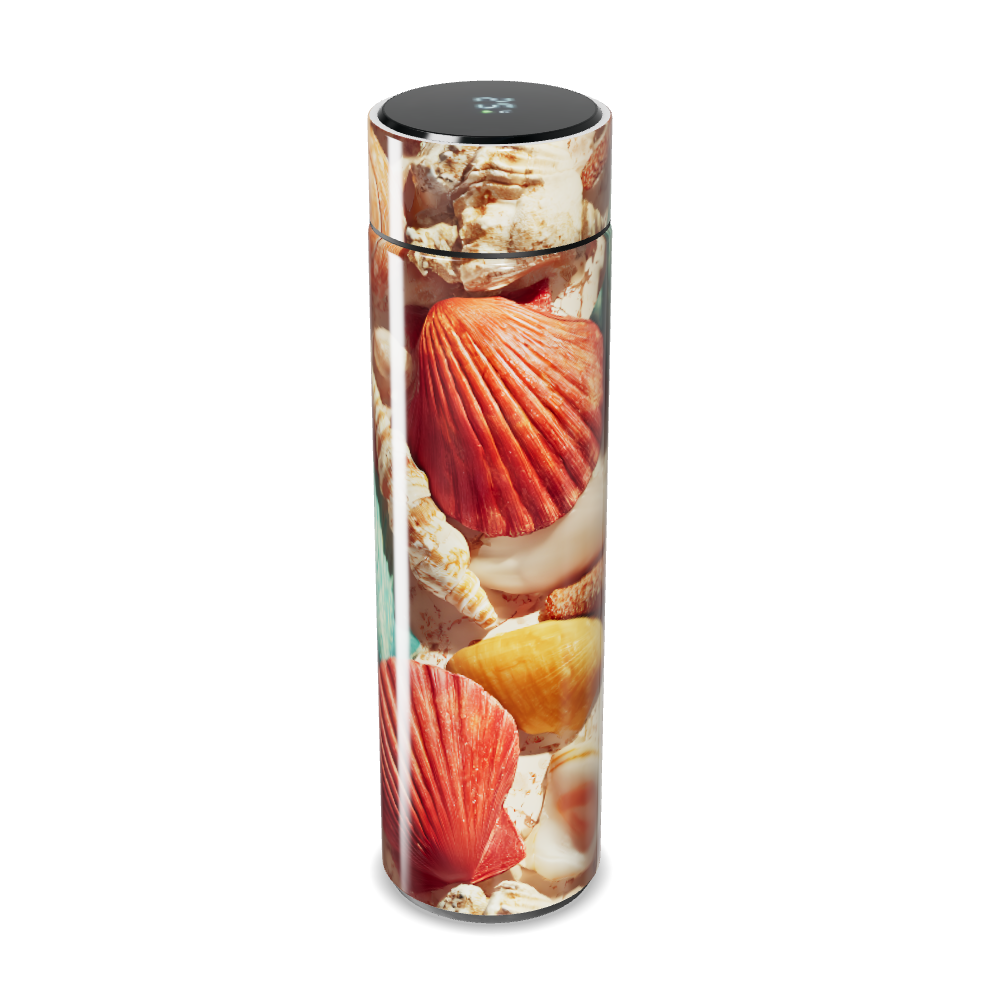 Garrafa Térmica Touch - Estampa Conchas Coloridas