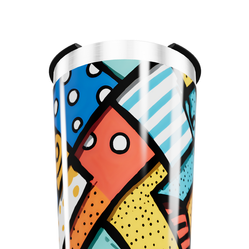 Copo Térmico - Estampa Colorida Moderna