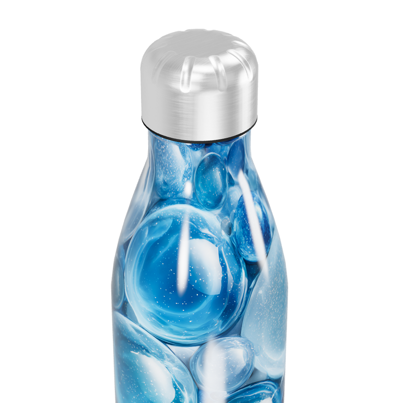 Garrafa Inox Bolhas Azuis 750ml