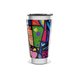 Copo Térmico - Estampa Colorida Abstrata