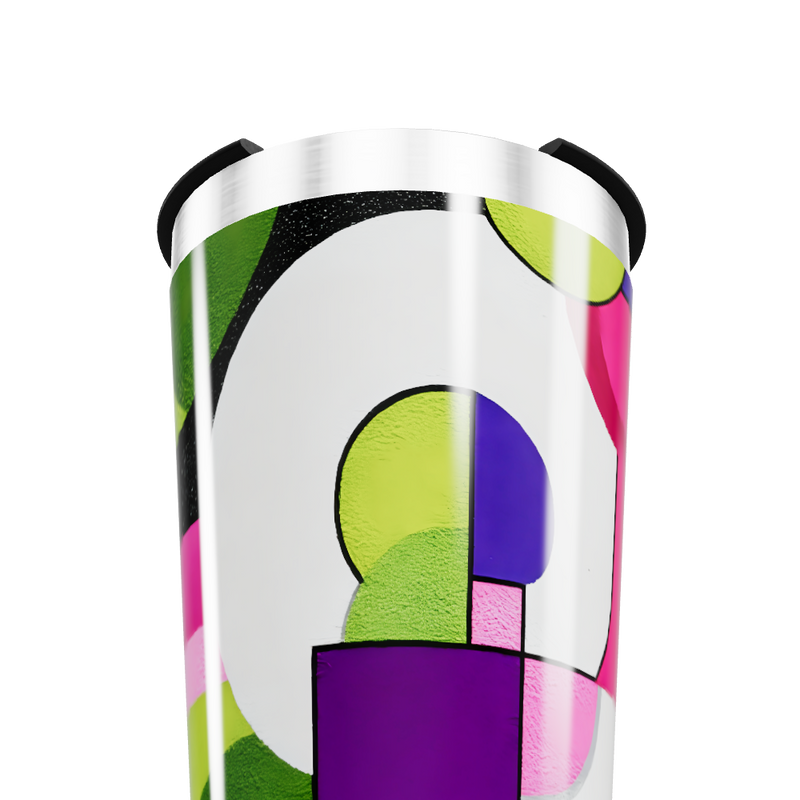 Copo Térmico - Estampa Geométrica Colorida