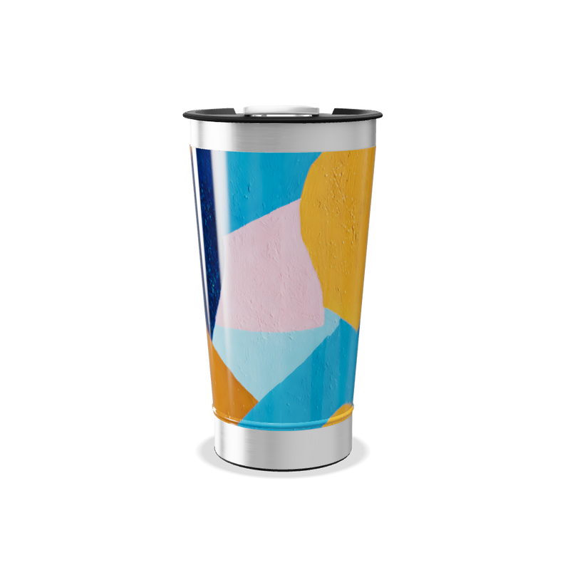Copo Térmico - Estampa Colorida Geométrica