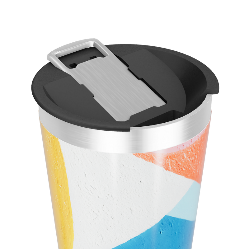 Copo Térmico - Estampa Colorida Geométrica