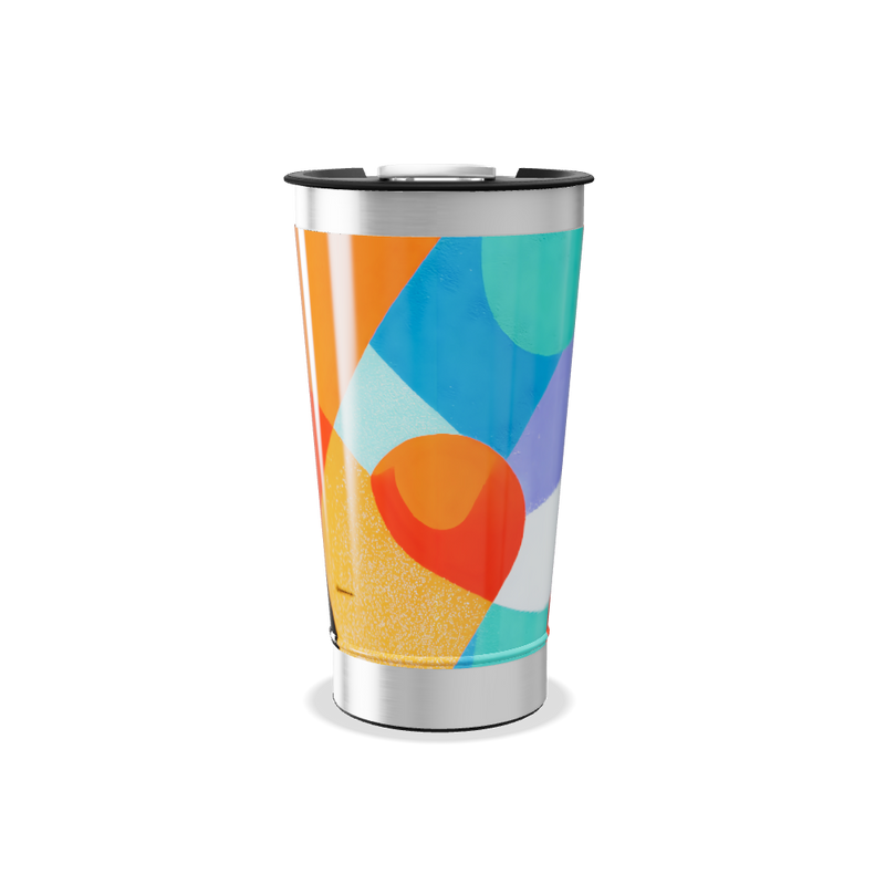 Copo Térmico - Colorido com Tampa