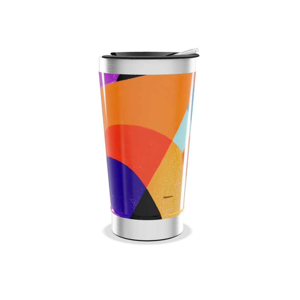 Copo Térmico - Colorido com Tampa