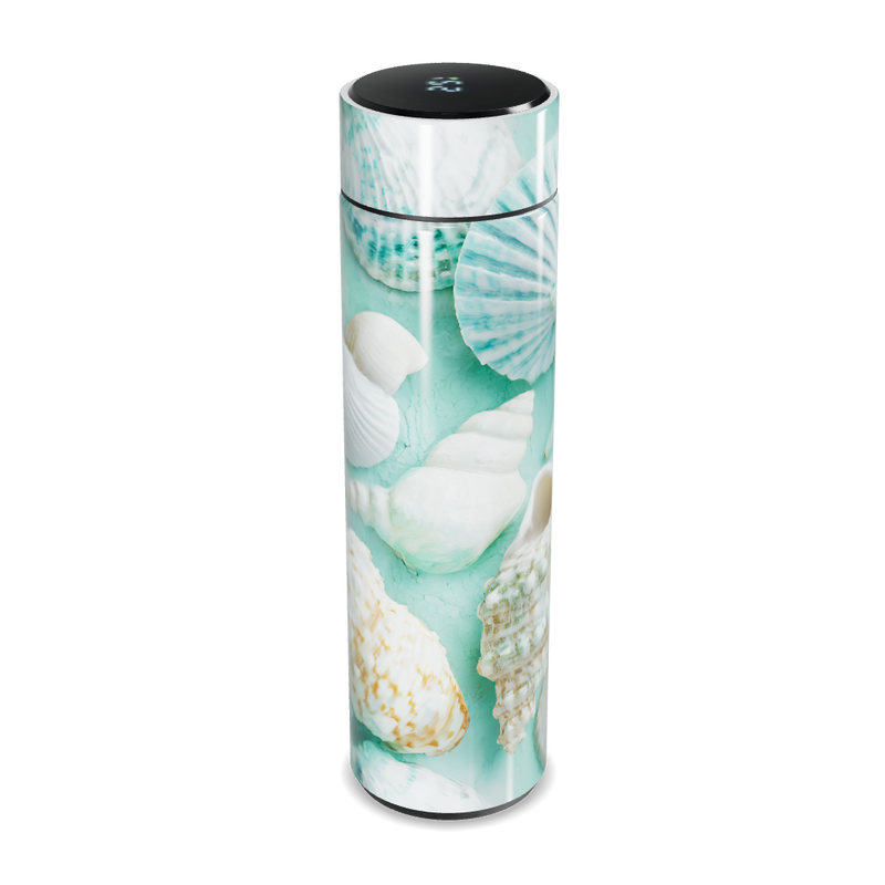 Garrafa Térmica Touch - Conchas Azul