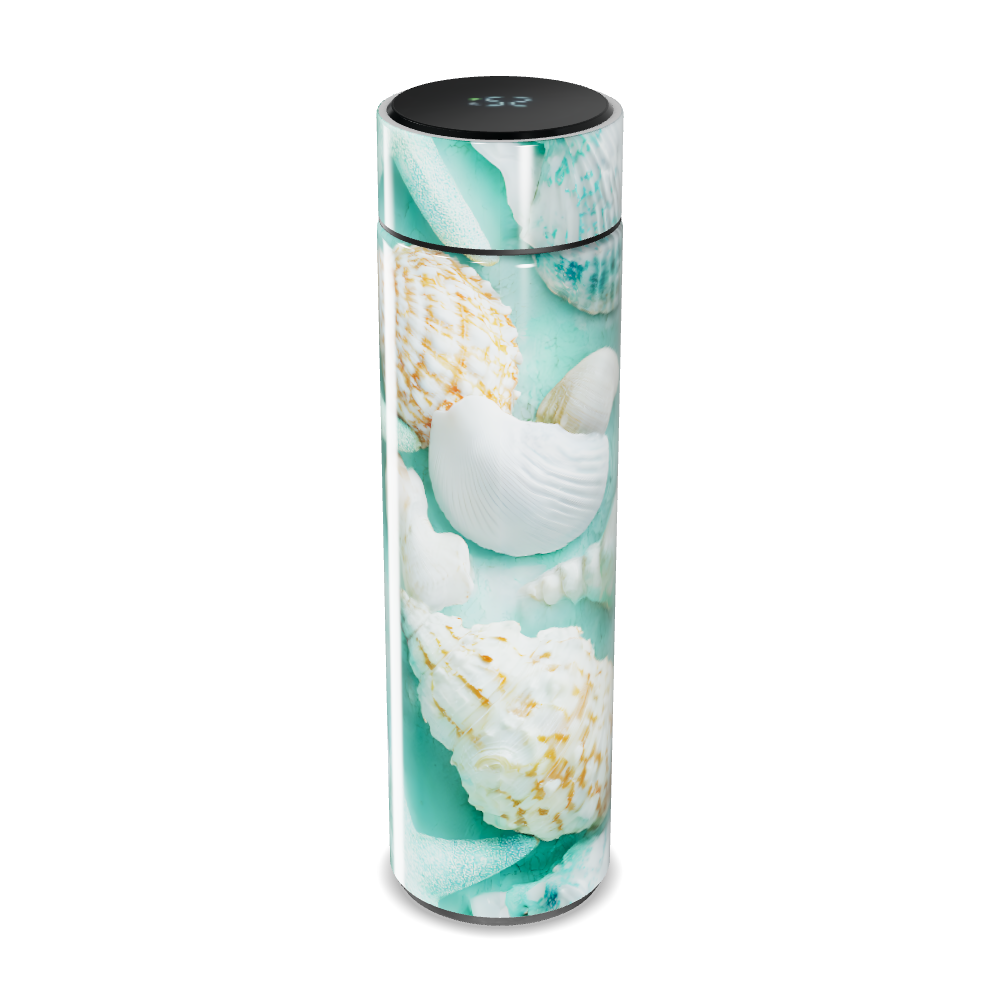 Garrafa Térmica Touch - Conchas Azul