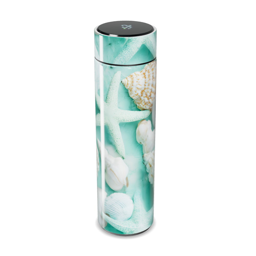 Garrafa Térmica Touch - Conchas Azul