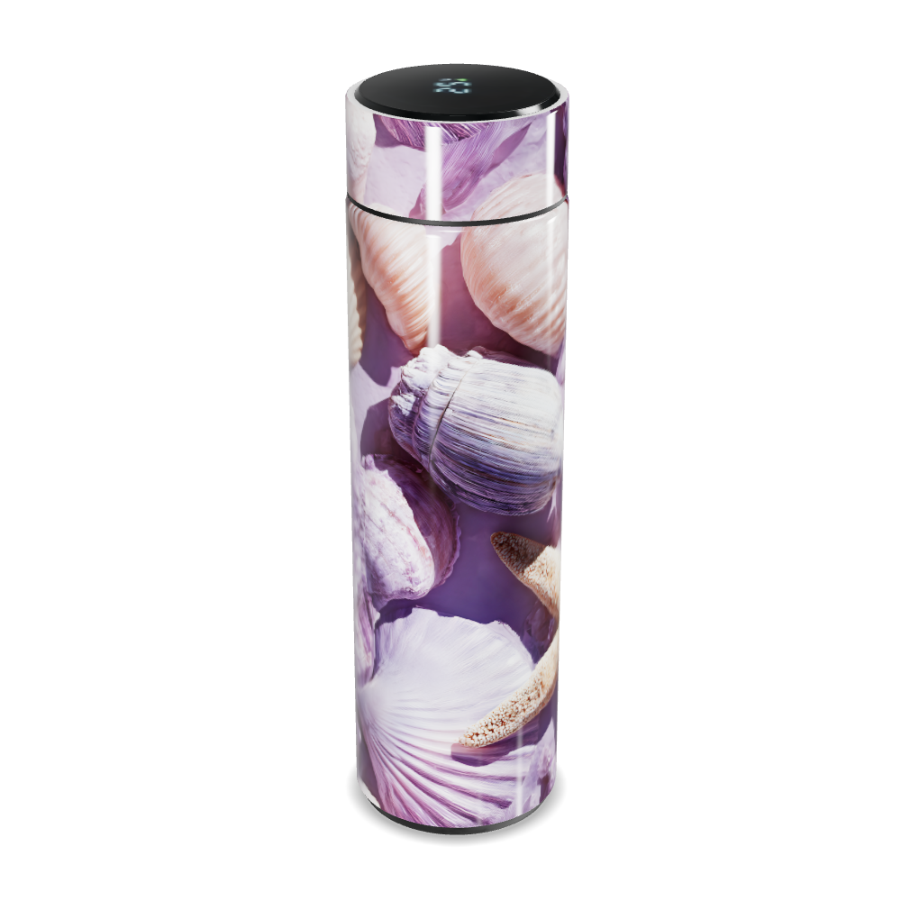 Garrafa Térmica Touch - Conchas Roxas 500ml