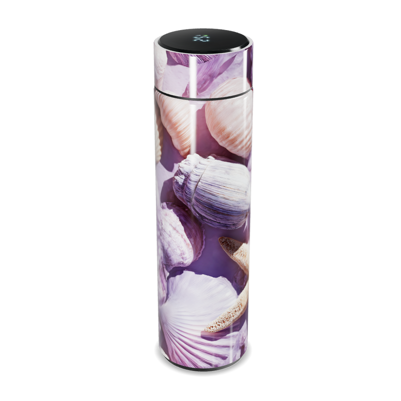 Garrafa Térmica Touch - Conchas Roxas 500ml