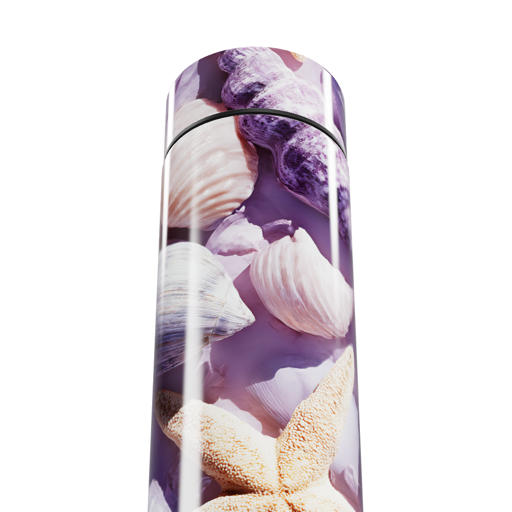 Garrafa Térmica Touch - Conchas Roxas 500ml