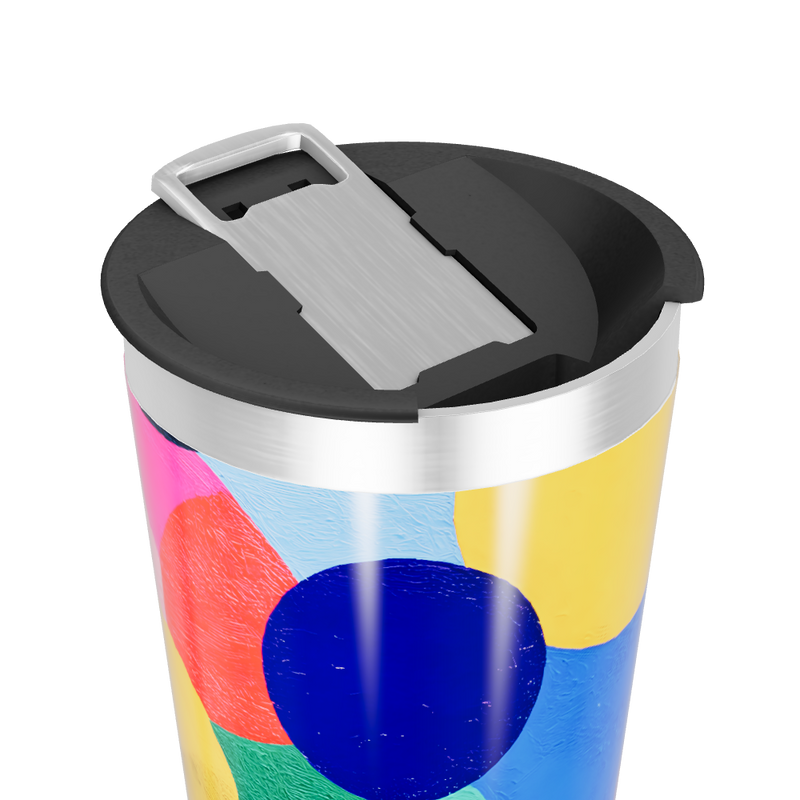 Copo Térmico - Estampado Colorido Aço Inox