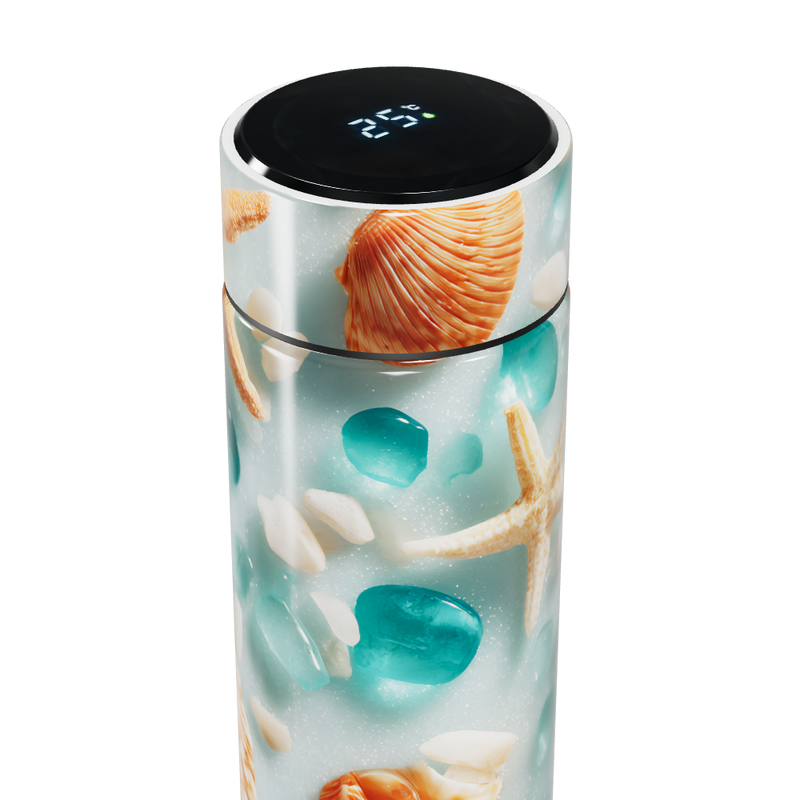 Garrafa Térmica Touch - Conchas Marítimas