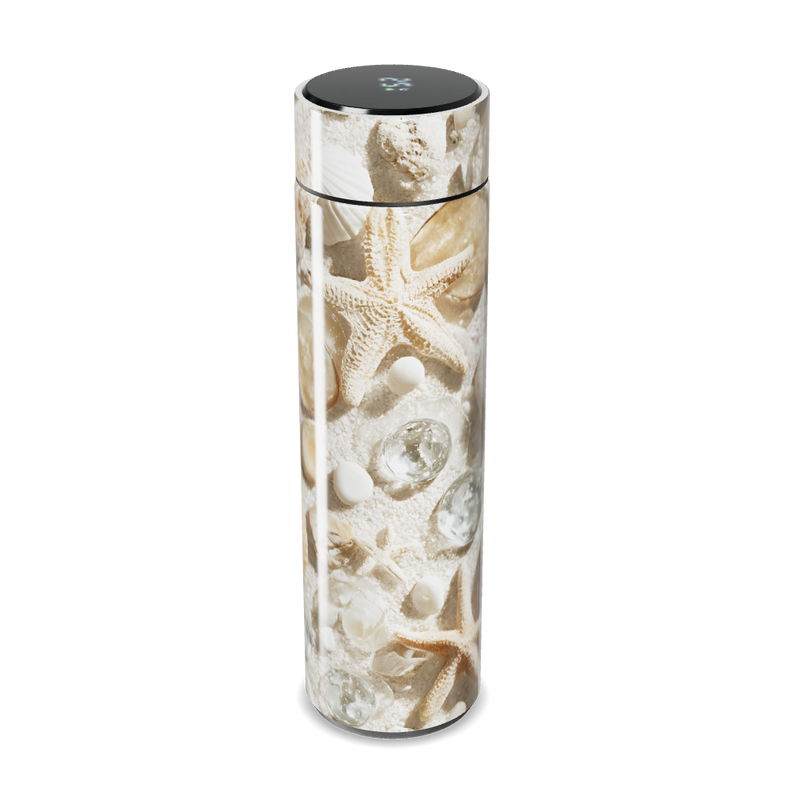 Garrafa Térmica Touch - Estampa Conchas Elegante