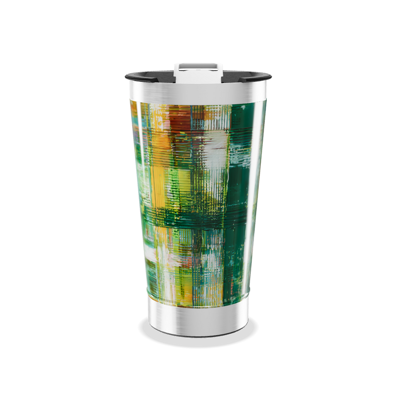 Copo Térmico - Estampa Colorida Abstrata