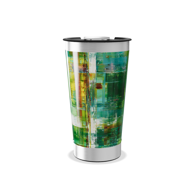 Copo Térmico - Estampa Colorida Abstrata