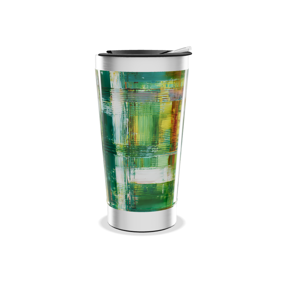 Copo Térmico - Estampa Colorida Abstrata