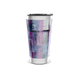 Copo Térmico - Estampa Roxa Abstrata