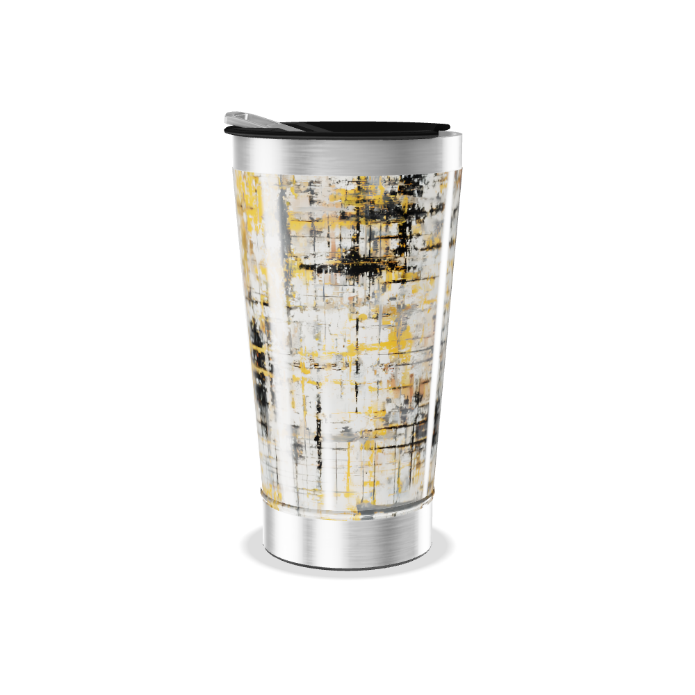 Copo Térmico - Estampa Abstrata Aço Inox