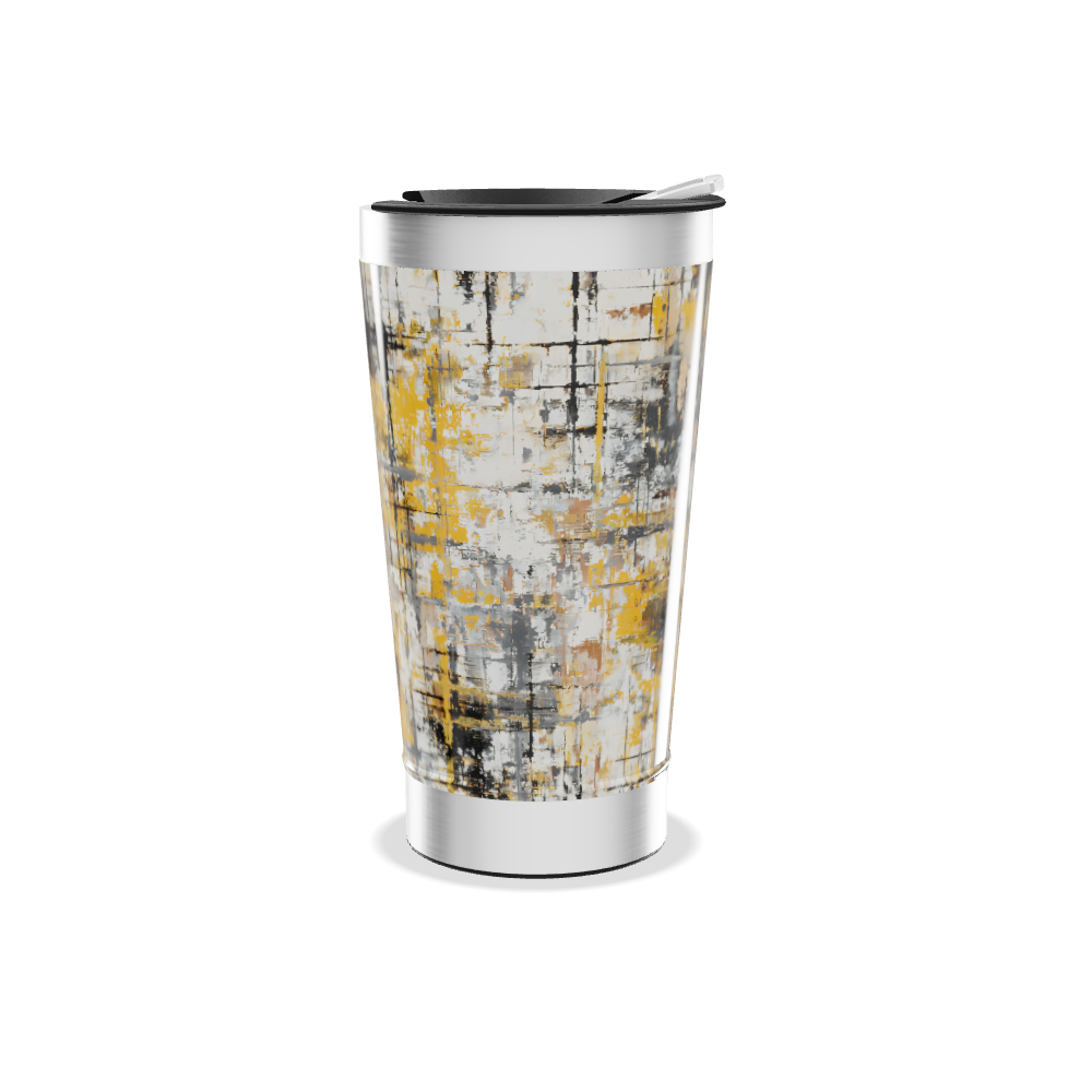 Copo Térmico - Estampa Abstrata Aço Inox