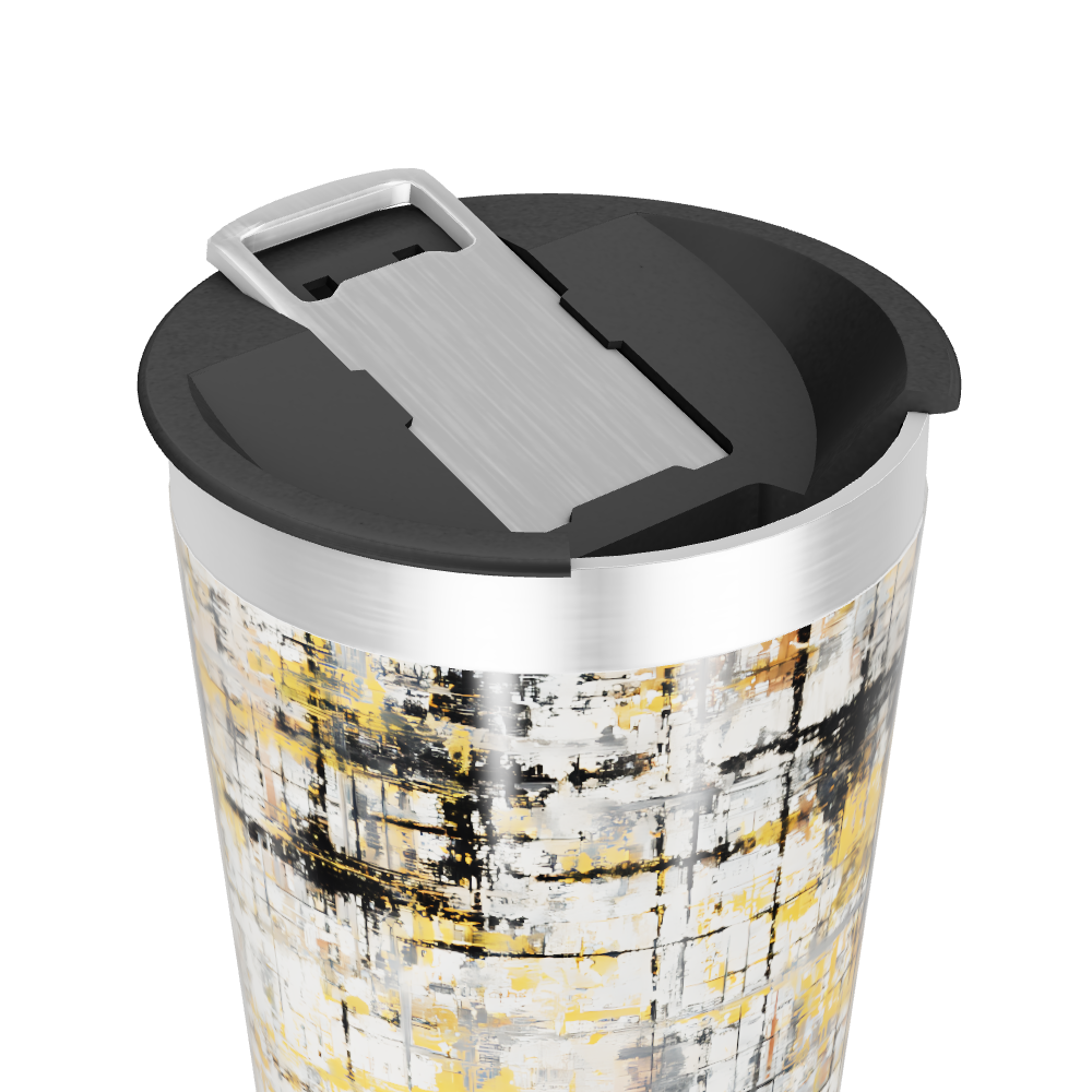 Copo Térmico - Estampa Abstrata Aço Inox