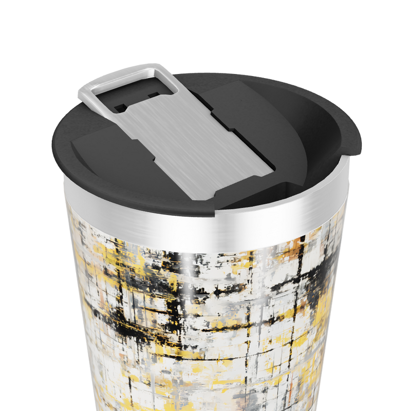 Copo Térmico - Estampa Abstrata Aço Inox