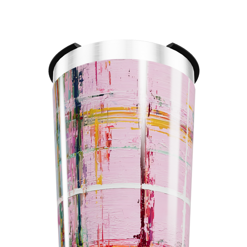 Copo Térmico - Estampa Colorida Abstrata