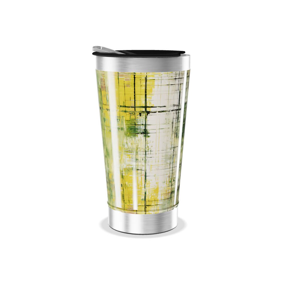 Copo Térmico - Estampa Abstrata Colorida